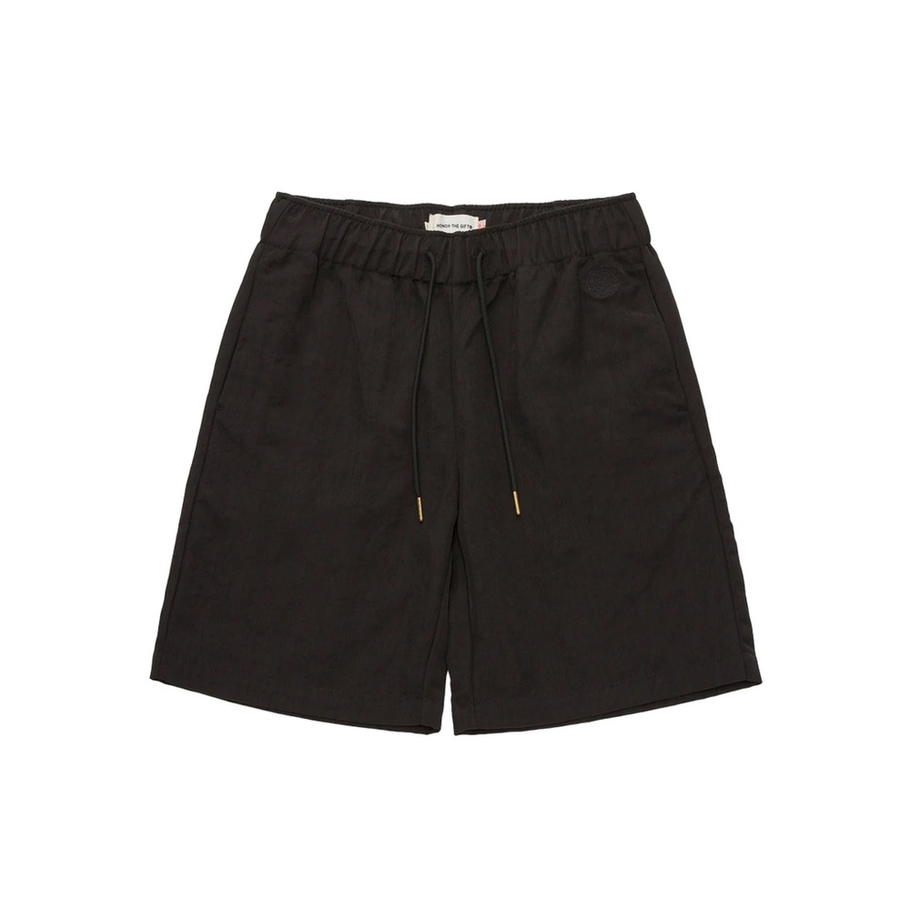 Honor the Gift Black Nylon Long Drawstring Women’s Shorts NEW XS